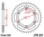 JT JTR 251 задняя (стальная)