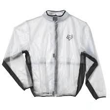 Дождевик FOX Fluid MX Jacket прозрачная  (10033-012) ― Motocross.UA