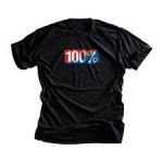 футболка Ride 100% OLD SCHOOL TEE [BLACK] 32001-001