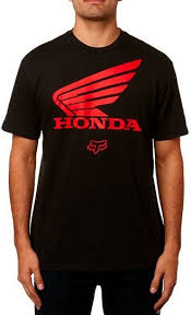 Футболка FOX HONDA TEE [BLK] 23144-001- ― Motocross.UA