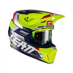 Мотошлем LEATT Helmet Moto 7.5 + Goggle [Lime] 1022010153-M